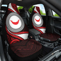 Easter Island Car Seat Cover Moai Statues Polynesian Style LT05 One Size Red - Polynesian Pride