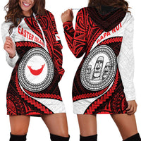 Easter Island Hoodie Dress Moai Statues Polynesian Style LT05 - Polynesian Pride