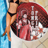 The First King Of Tonga Beach Blanket Tongan Pride LT05 - Polynesian Pride