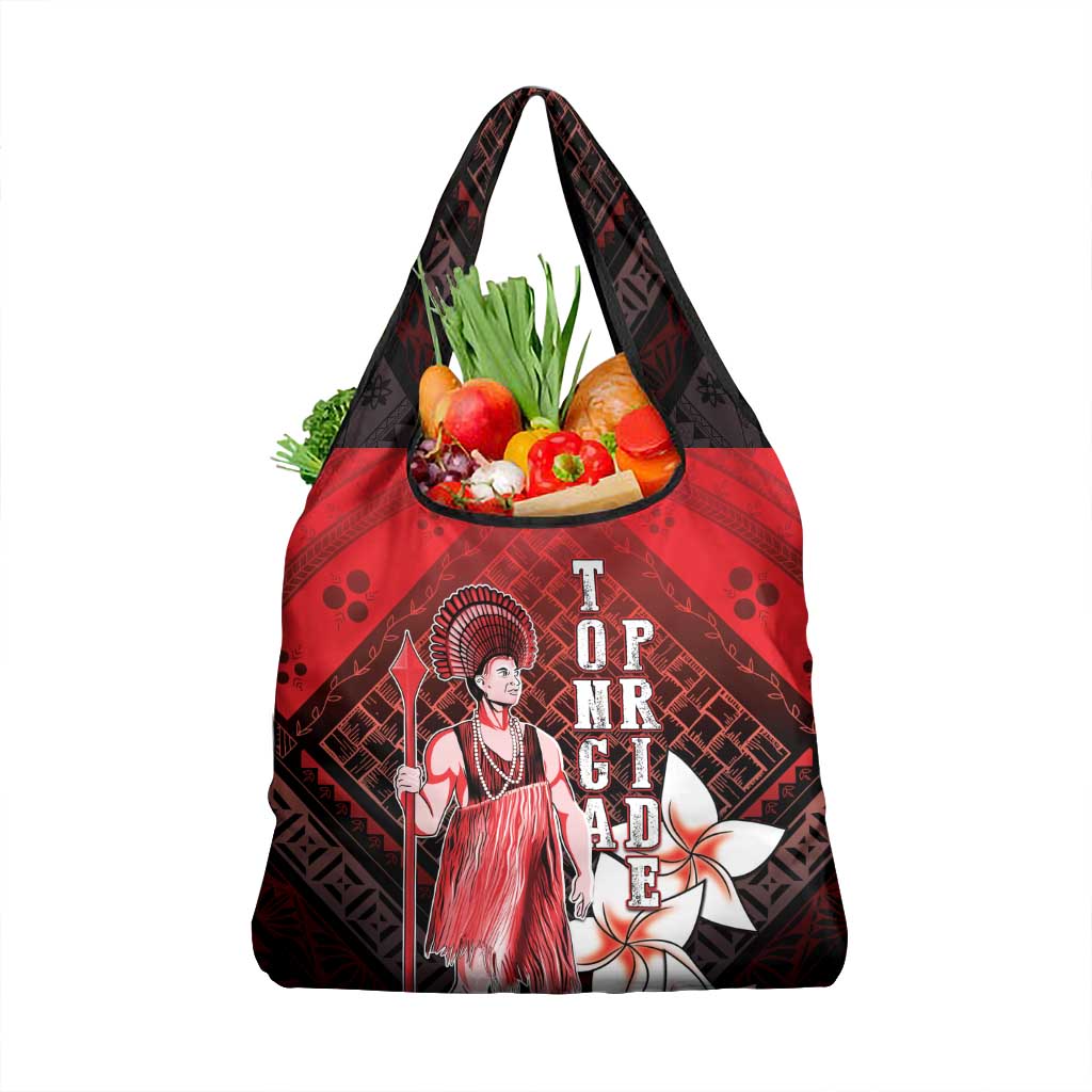 The First King Of Tonga Grocery Bag Tongan Pride LT05 1-pack One Size Red - Polynesian Pride