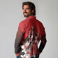 The First King Of Tonga Long Sleeve Polo Shirt Tongan Pride LT05 - Polynesian Pride