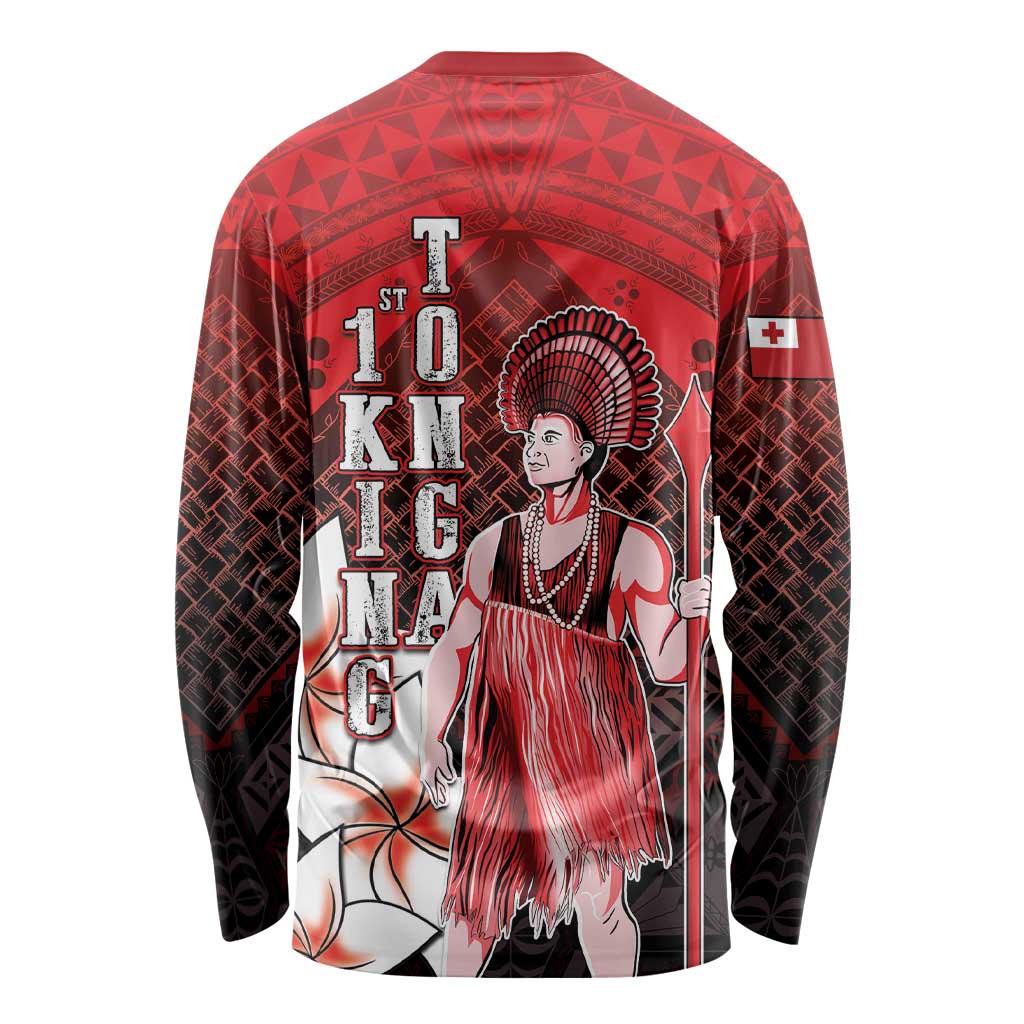 The First King Of Tonga Long Sleeve Shirt Tongan Pride LT05 - Polynesian Pride