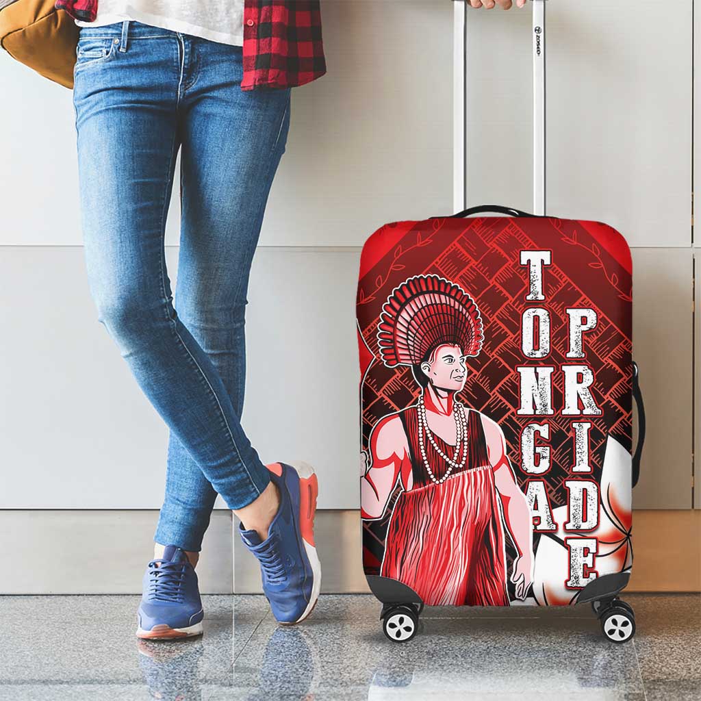 The First King Of Tonga Luggage Cover Tongan Pride LT05 - Polynesian Pride