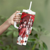 The First King Of Tonga Tumbler With Handle Tongan Pride LT05 - Polynesian Pride