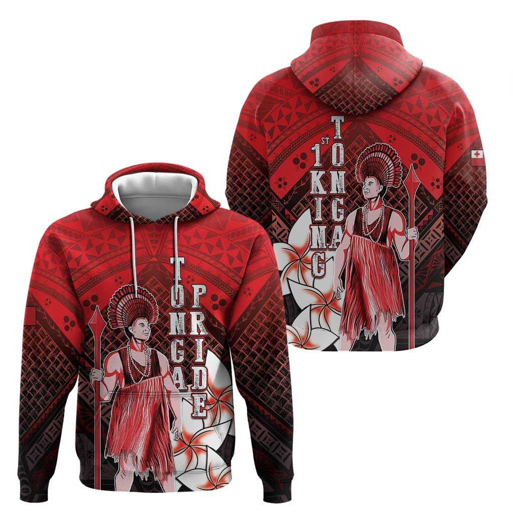 The First King Of Tonga Zip Hoodie Tongan Pride LT05 - Polynesian Pride