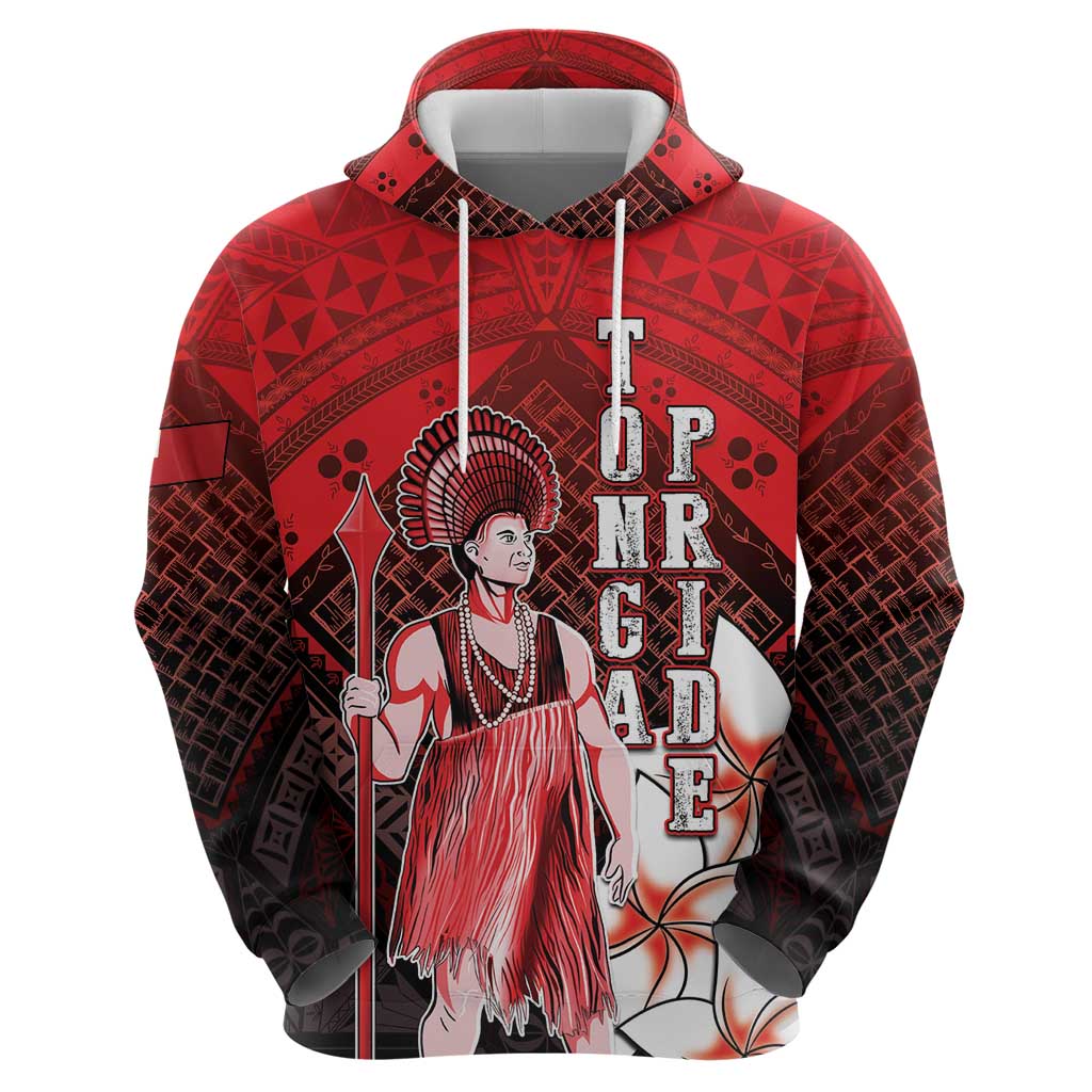 The First King Of Tonga Zip Hoodie Tongan Pride LT05 - Polynesian Pride