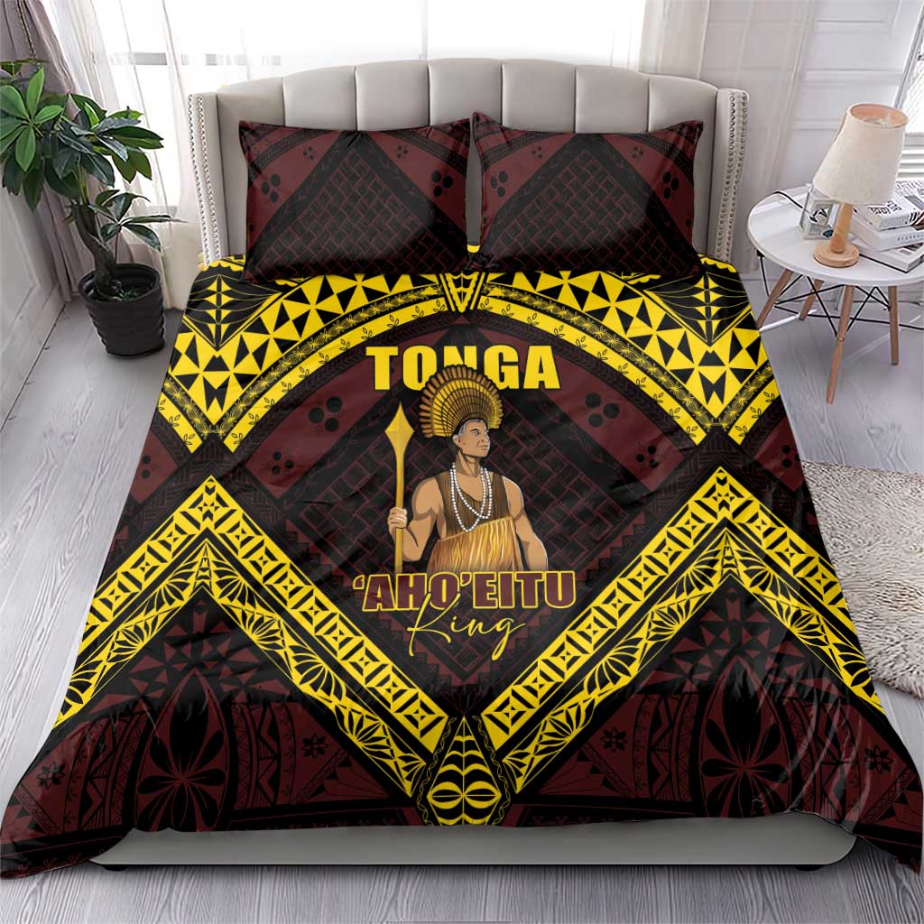 Tonga First King Bedding Set Ahoeitu Know Your Roots LT05 - Polynesian Pride