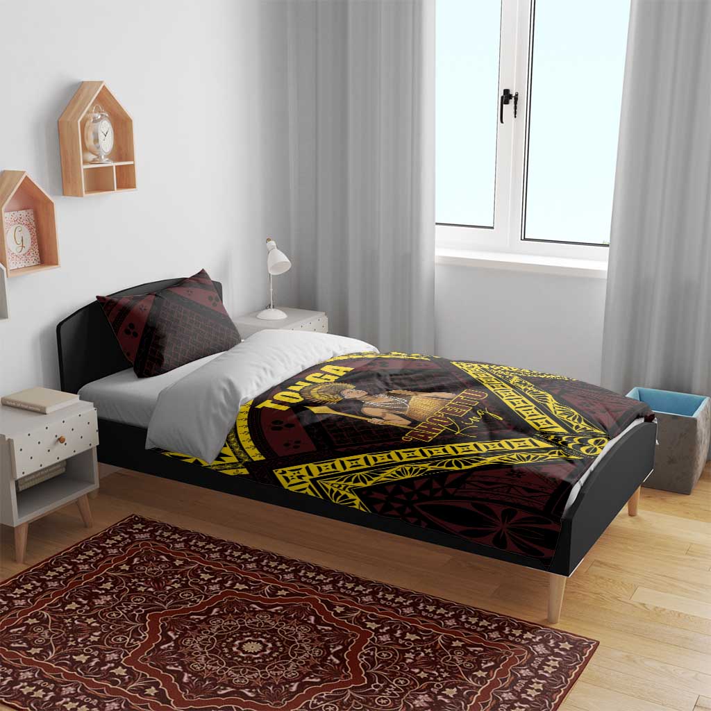 Tonga First King Bedding Set Ahoeitu Know Your Roots LT05 - Polynesian Pride