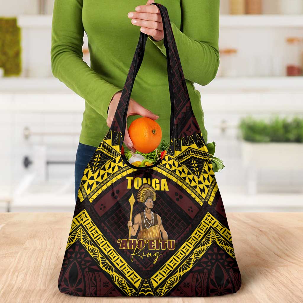 Tonga First King Grocery Bag Ahoeitu Know Your Roots LT05 - Polynesian Pride