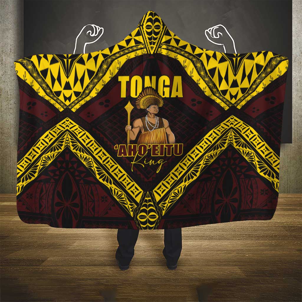 Tonga First King Hooded Blanket Ahoeitu Know Your Roots LT05 - Polynesian Pride