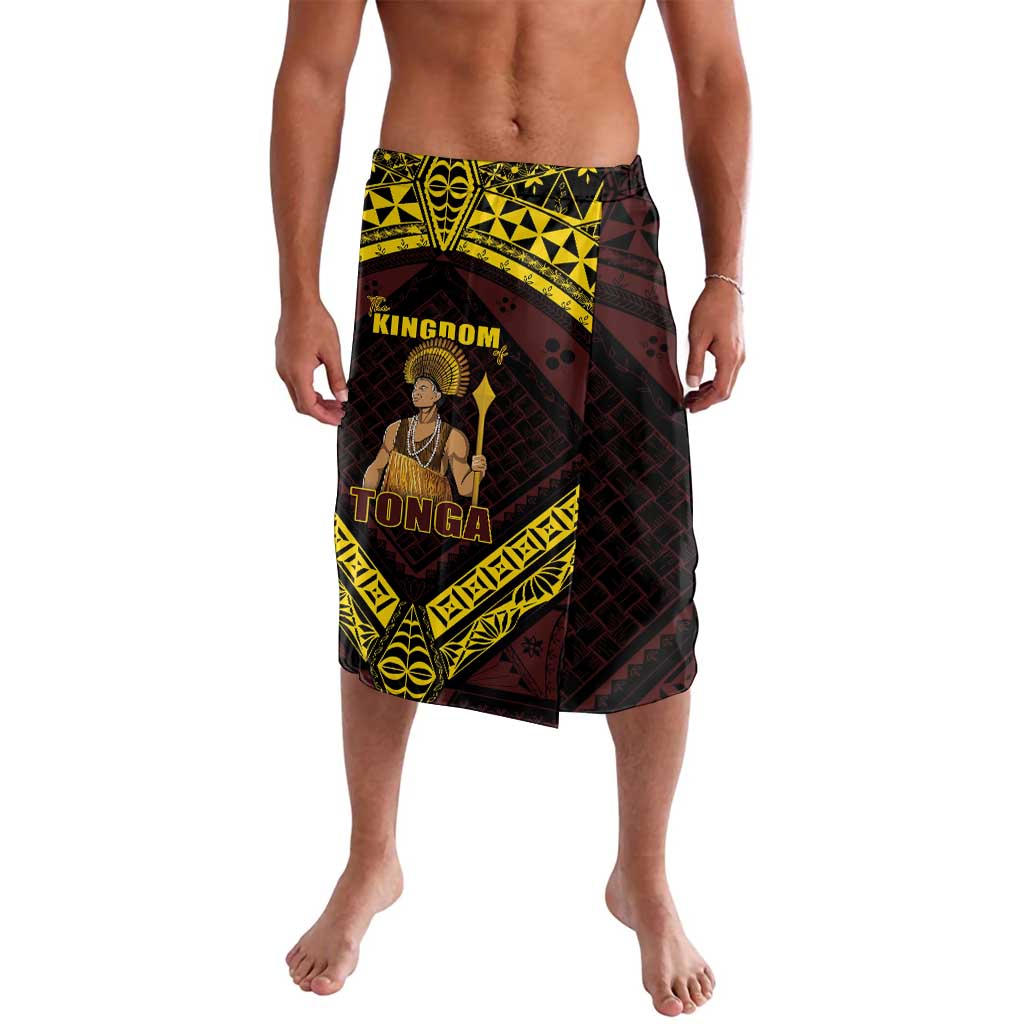 Tonga First King Lavalava Ahoeitu Know Your Roots LT05 Maroon - Polynesian Pride