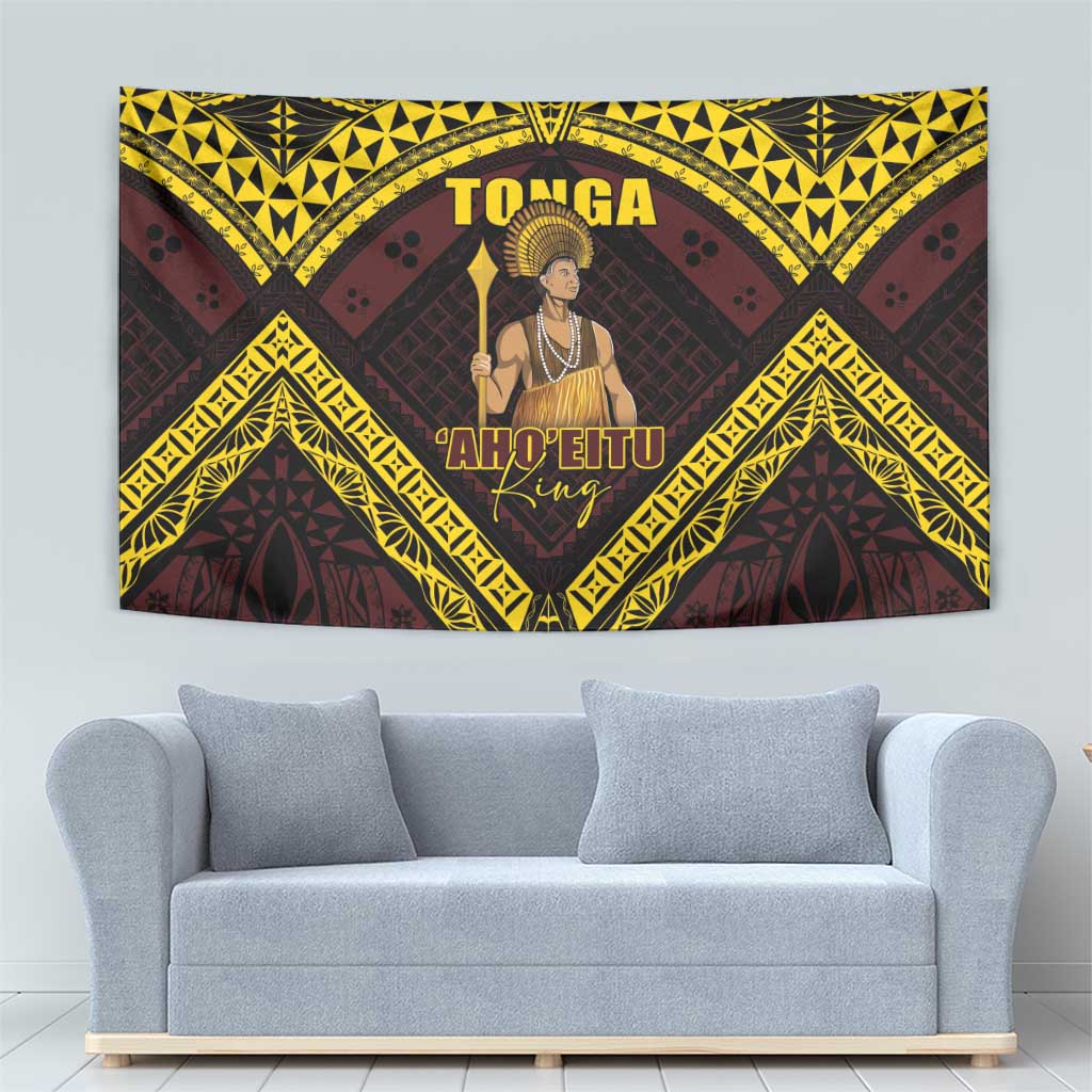 Tonga First King Tapestry Ahoeitu Know Your Roots LT05 - Polynesian Pride