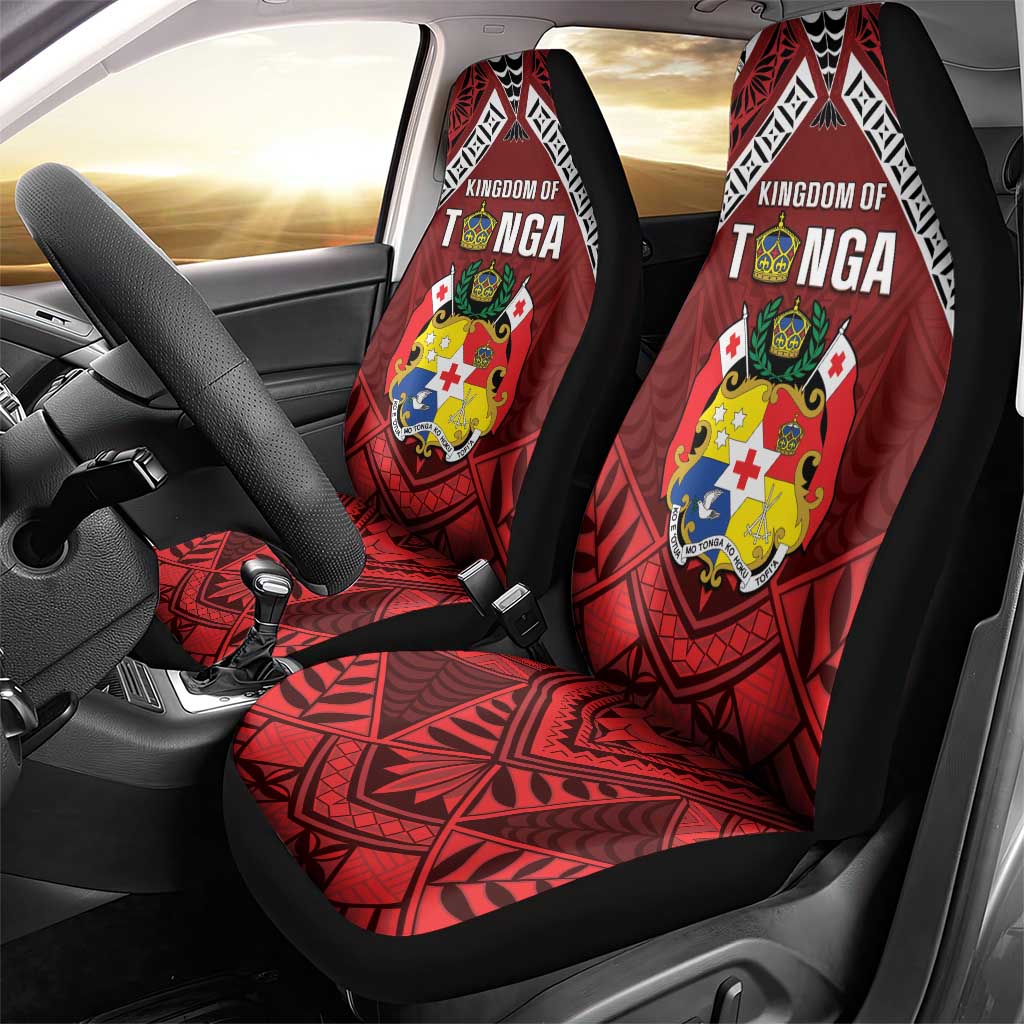 Tonga Emancipation Day Car Seat Cover Tongan Kupesi Pattern LT05 - Polynesian Pride