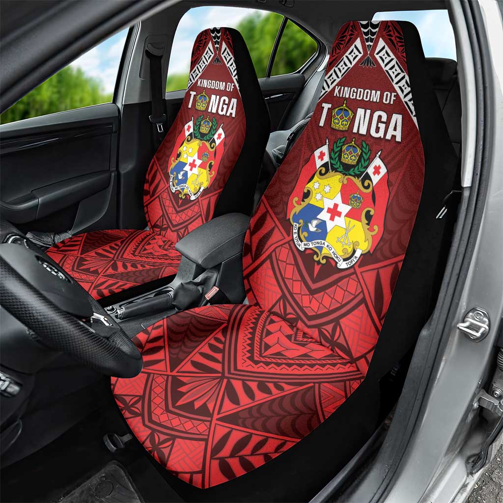 Tonga Emancipation Day Car Seat Cover Tongan Kupesi Pattern LT05 - Polynesian Pride