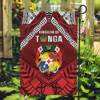 Tonga Emancipation Day Garden Flag Tongan Kupesi Pattern LT05 Garden Flag Red - Polynesian Pride