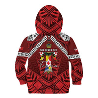 Tonga Emancipation Day Kid Hoodie Tongan Kupesi Pattern LT05 - Polynesian Pride