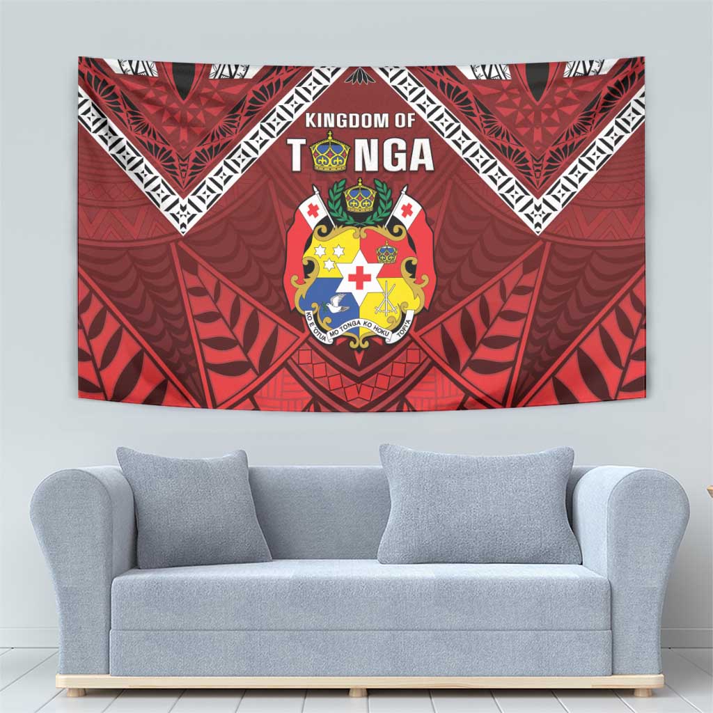 Tonga Emancipation Day Tapestry Tongan Kupesi Pattern LT05 - Polynesian Pride