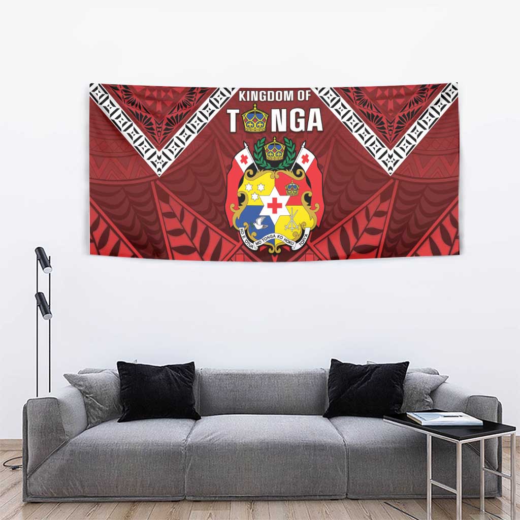 Tonga Emancipation Day Tapestry Tongan Kupesi Pattern LT05 - Polynesian Pride