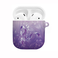 Lupus Awareness Month AirPods Case Polynesian Style LT05 Lilac - Polynesian Pride