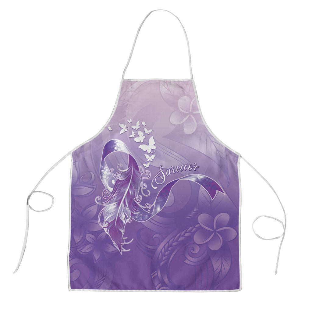 Lupus Awareness Month Apron Polynesian Style LT05 Lilac - Polynesian Pride