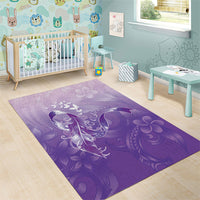 Lupus Awareness Month Area Rug Polynesian Style LT05 - Polynesian Pride