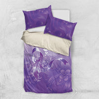 Lupus Awareness Month Bedding Set Polynesian Style LT05 US Twin 172cm x 218cm Lilac - Polynesian Pride