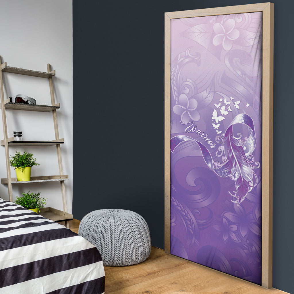 Lupus Awareness Month Door Cover Polynesian Style LT05 - Polynesian Pride