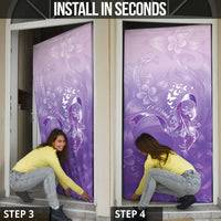 Lupus Awareness Month Door Cover Polynesian Style LT05 - Polynesian Pride