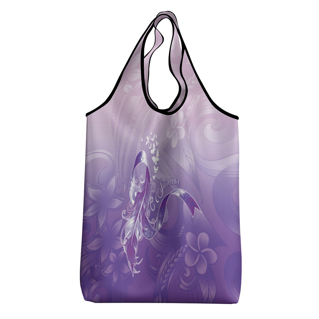 Lupus Awareness Month Grocery Bag Polynesian Style LT05 - Polynesian Pride