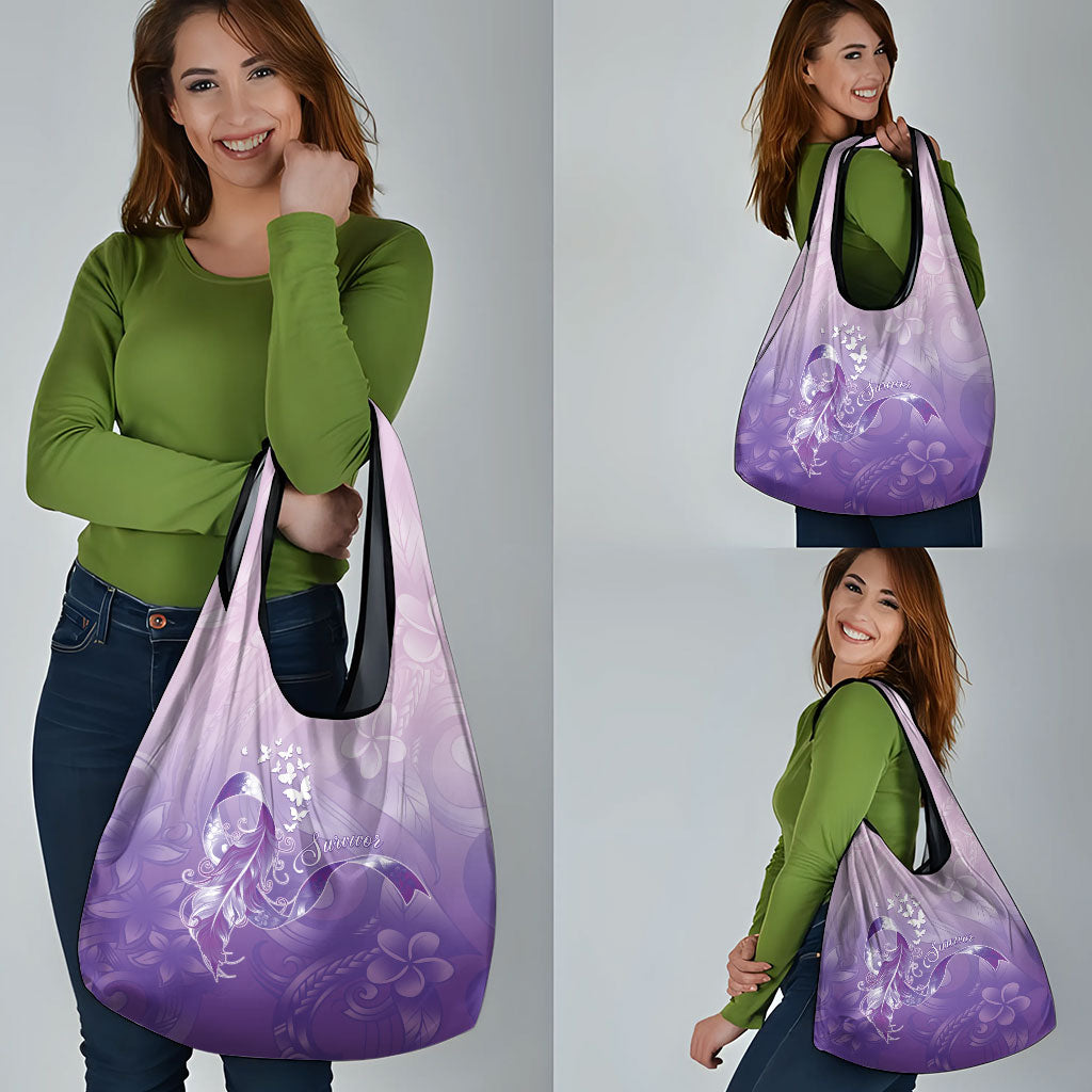 Lupus Awareness Month Grocery Bag Polynesian Style LT05 - Polynesian Pride