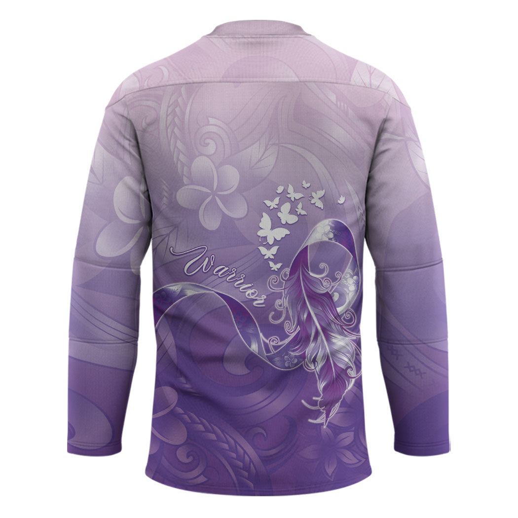 Lupus Awareness Month Hockey Jersey Polynesian Style LT05 - Polynesian Pride