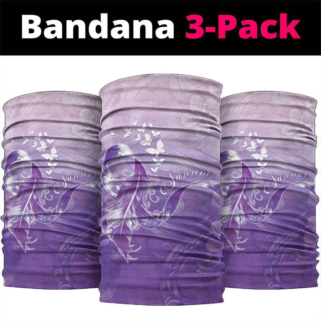 Lupus Awareness Month Neck Gaiter Polynesian Style LT05 package One Size: 25*50cm Lilac - Polynesian Pride