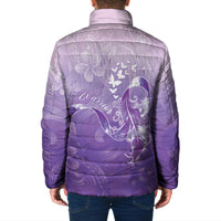 Lupus Awareness Month Padded Jacket Polynesian Style LT05 - Polynesian Pride