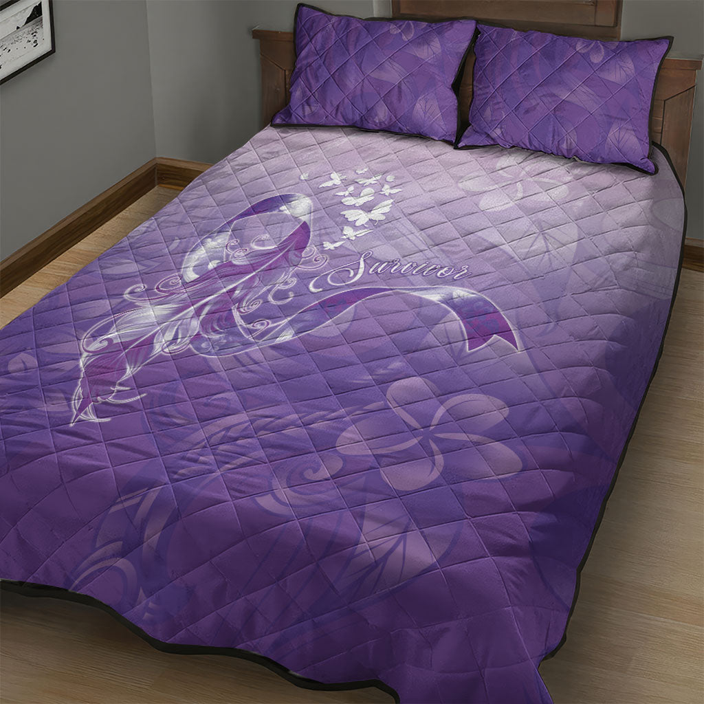 Lupus Awareness Month Quilt Bed Set Polynesian Style LT05 - Polynesian Pride