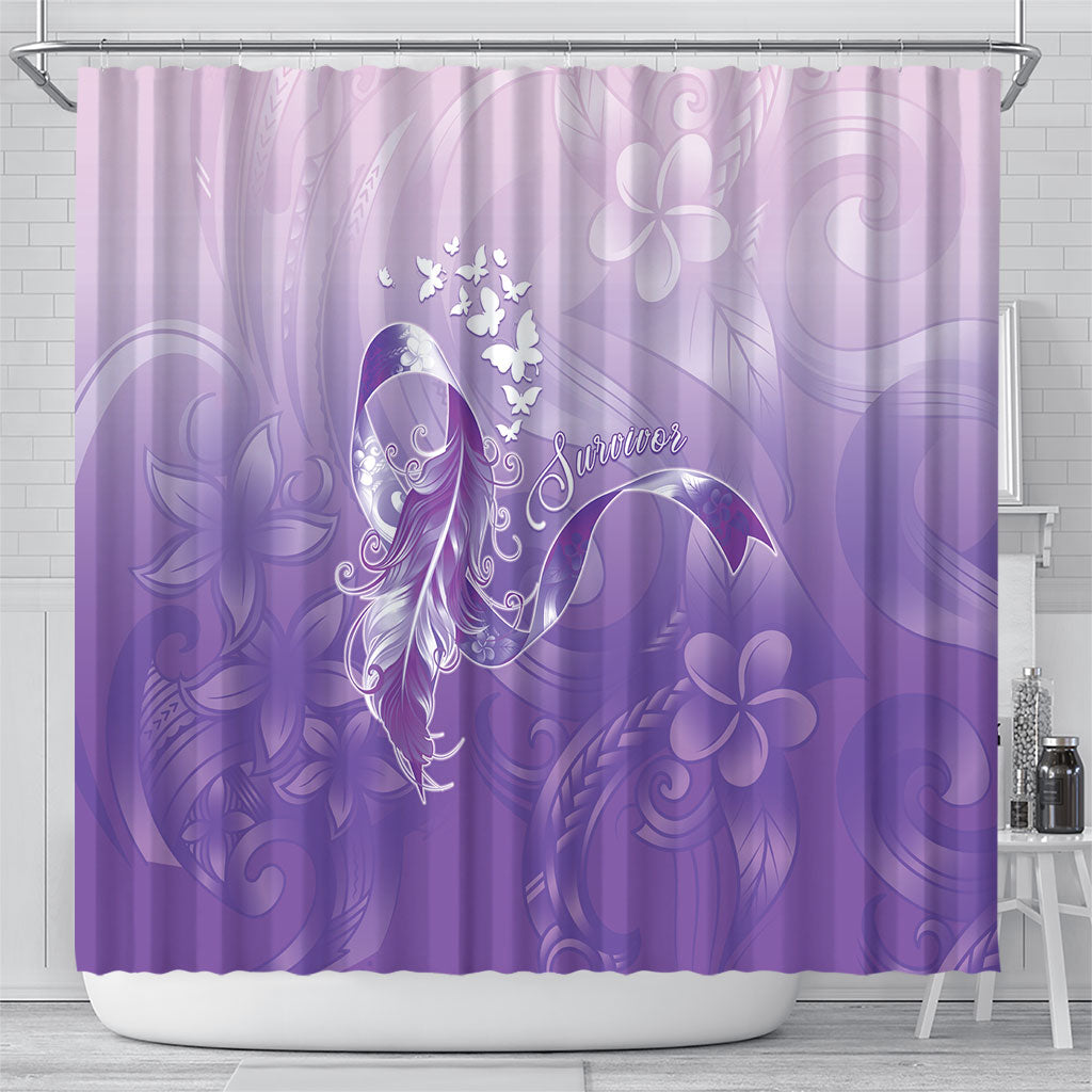 Lupus Awareness Month Shower Curtain Polynesian Style LT05 - Polynesian Pride