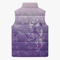 Lupus Awareness Month Sleeveless Puffer Jacket Polynesian Style LT05 - Polynesian Pride