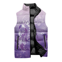 Lupus Awareness Month Sleeveless Puffer Jacket Polynesian Style LT05 - Polynesian Pride