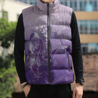 Lupus Awareness Month Sleeveless Puffer Jacket Polynesian Style LT05 - Polynesian Pride
