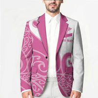 Personalised New Zealand Nurse Blazer Maori Koru Pink Version LT05 - Polynesian Pride