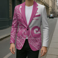 Personalised New Zealand Nurse Blazer Maori Koru Pink Version LT05 - Polynesian Pride