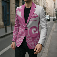 Personalised New Zealand Nurse Blazer Maori Koru Pink Version LT05 - Polynesian Pride