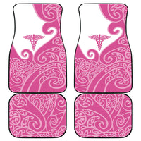 New Zealand Nurse Car Mats Maori Koru Pink Version LT05 - Polynesian Pride