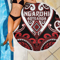 Aotearoa Ngapuhi Beach Blanket Maori Tribal Pattern LT05 - Polynesian Pride