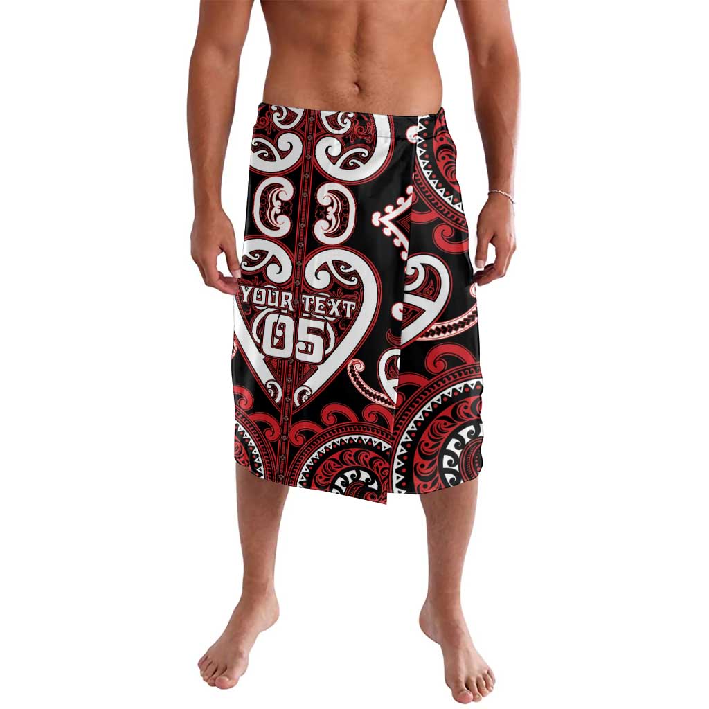 Custom Aotearoa Ngapuhi Lavalava Maori Tribal Pattern LT05 Red - Polynesian Pride