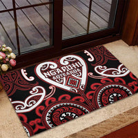 Aotearoa Ngapuhi Rubber Doormat Maori Tribal Pattern LT05 - Polynesian Pride