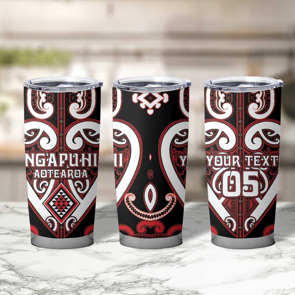Custom Aotearoa Ngapuhi Tumbler Cup Maori Tribal Pattern LT05 - Polynesian Pride