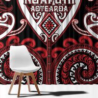 Aotearoa Ngapuhi Window Curtain Maori Tribal Pattern LT05 - Polynesian Pride