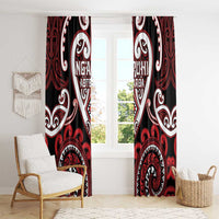 Aotearoa Ngapuhi Window Curtain Maori Tribal Pattern LT05 - Polynesian Pride