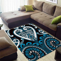 Aotearoa Ngati Porou Area Rug Maori Tribal Pattern LT05 - Polynesian Pride