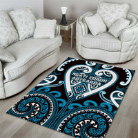 Aotearoa Ngati Porou Area Rug Maori Tribal Pattern LT05 - Polynesian Pride